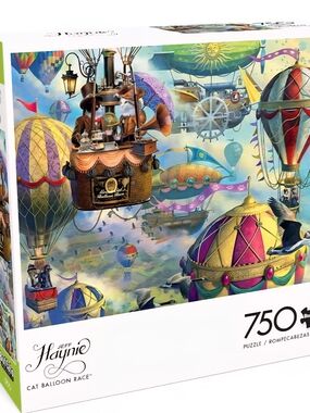 Cat Balloon Race 750-Piece Jigsaw Puzzle - Buffalo Games
